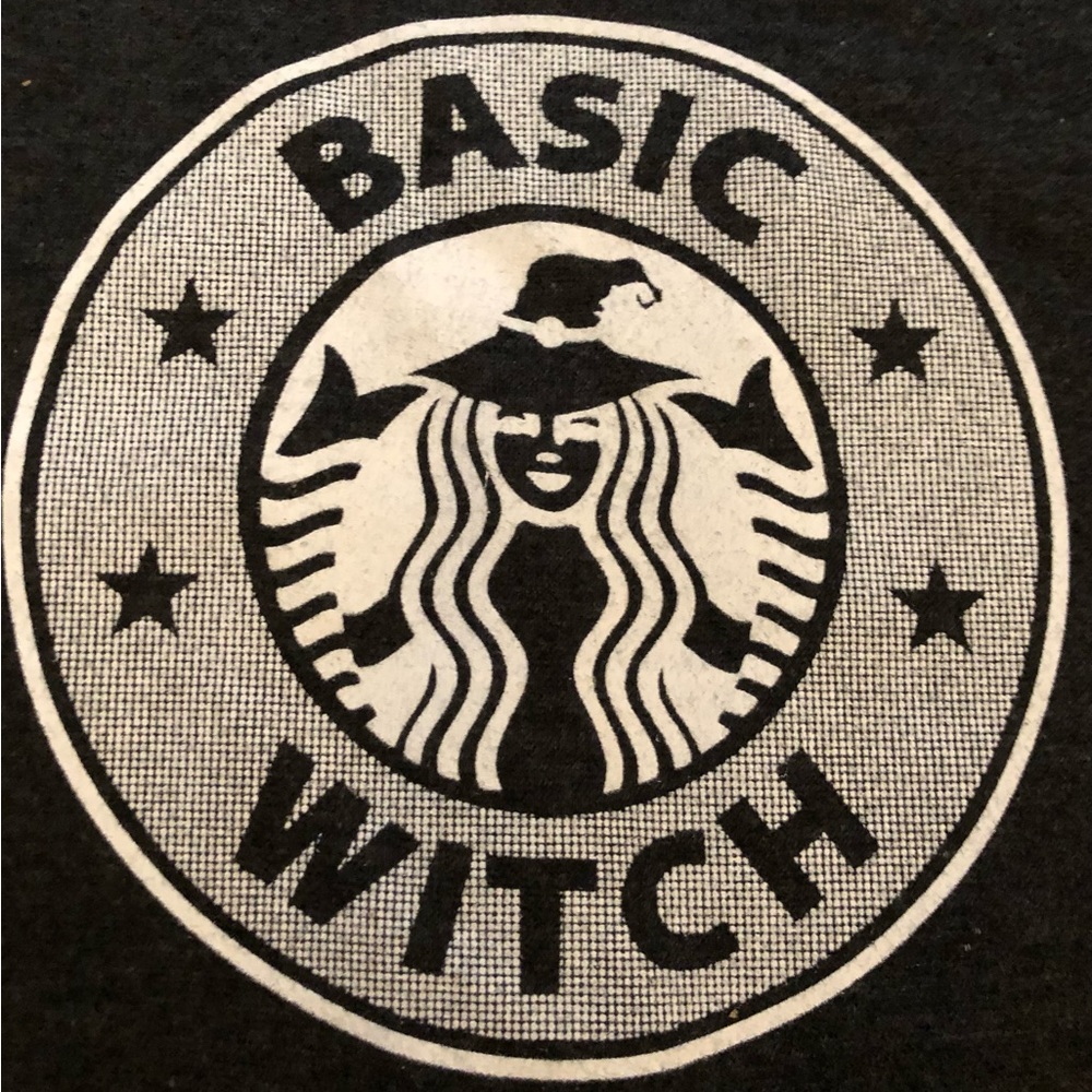 Basic Witch Dark Heather Gray Crewneck Sweatshirt… - image 2
